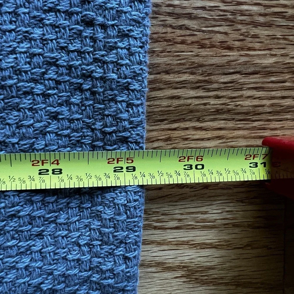 The Company Store 100% Cotton Waffle Weave‎ Gray Standard Sham Lot of 2 29 x 23